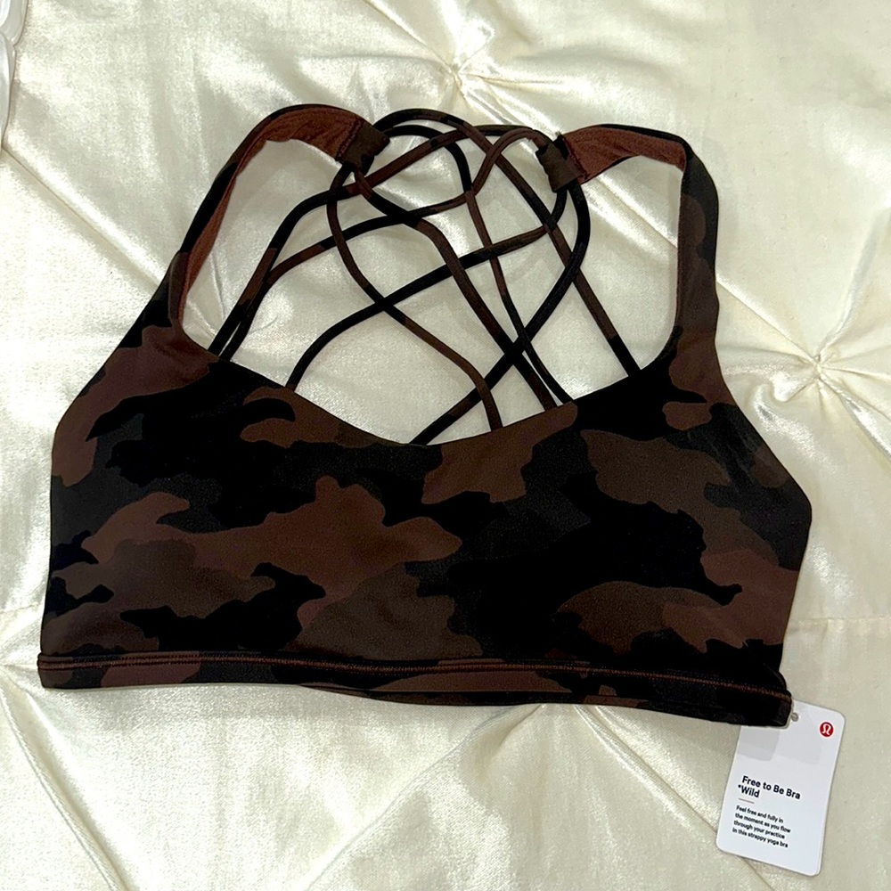 NWT Lululemon Free To Be Wild bra, size 6